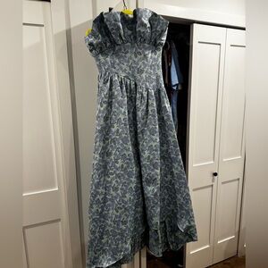 Elliatt Jacquard Asymmetric Gown